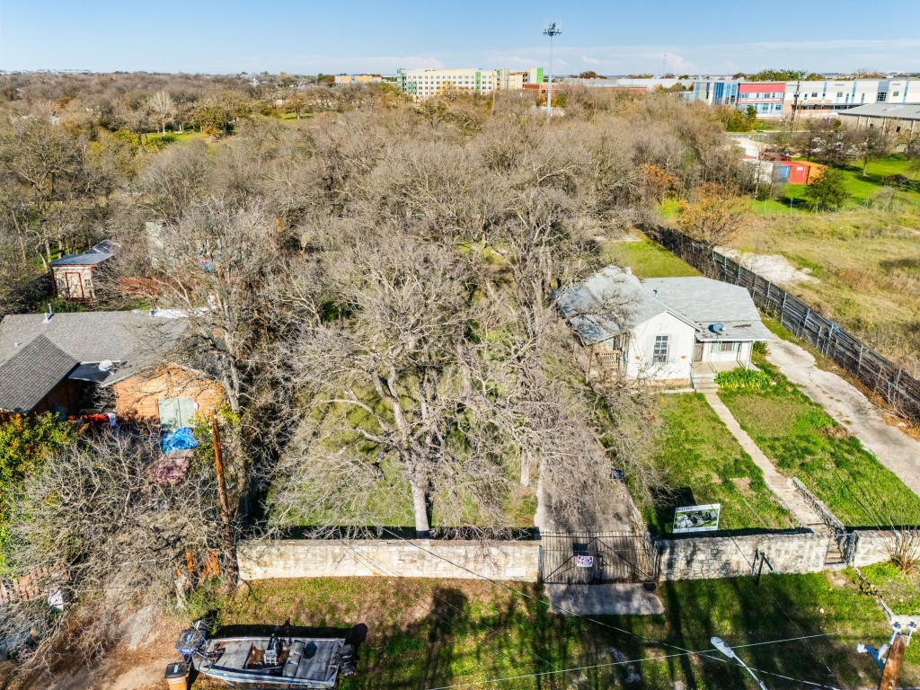 5610 Hudson Street Austin, TX 78721 - Photo 5 of 34 an aerial view of residential houses with outdoor space