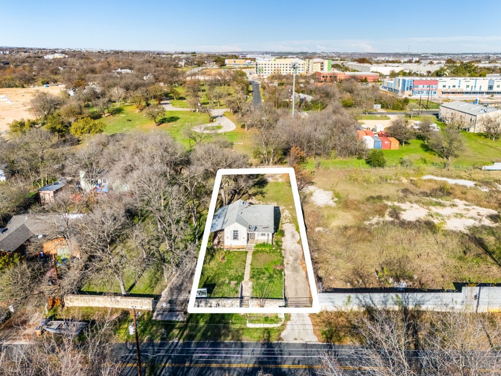 5610 Hudson Street Austin, TX 78721 - Photo 7 of 34 an aerial view of residential houses with outdoor space