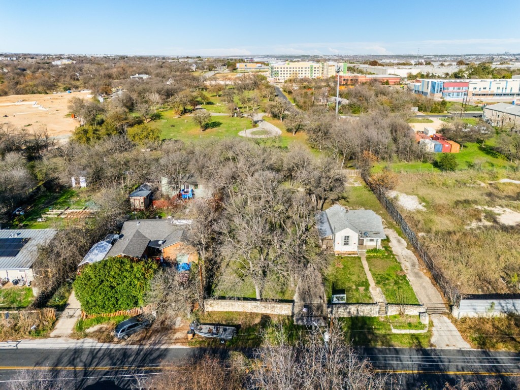 5610 Hudson Street Austin, TX 78721 - Photo 10 of 34 an aerial view of residential building and lake