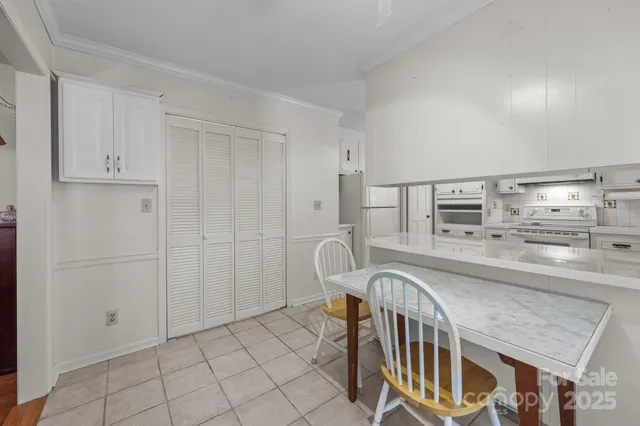 a view of kitchen and utility room