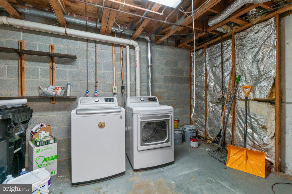 2412 Potterfield Road Windsor Mill, MD 21244 - Photo 31 of 36 a utility room with dryer and washer