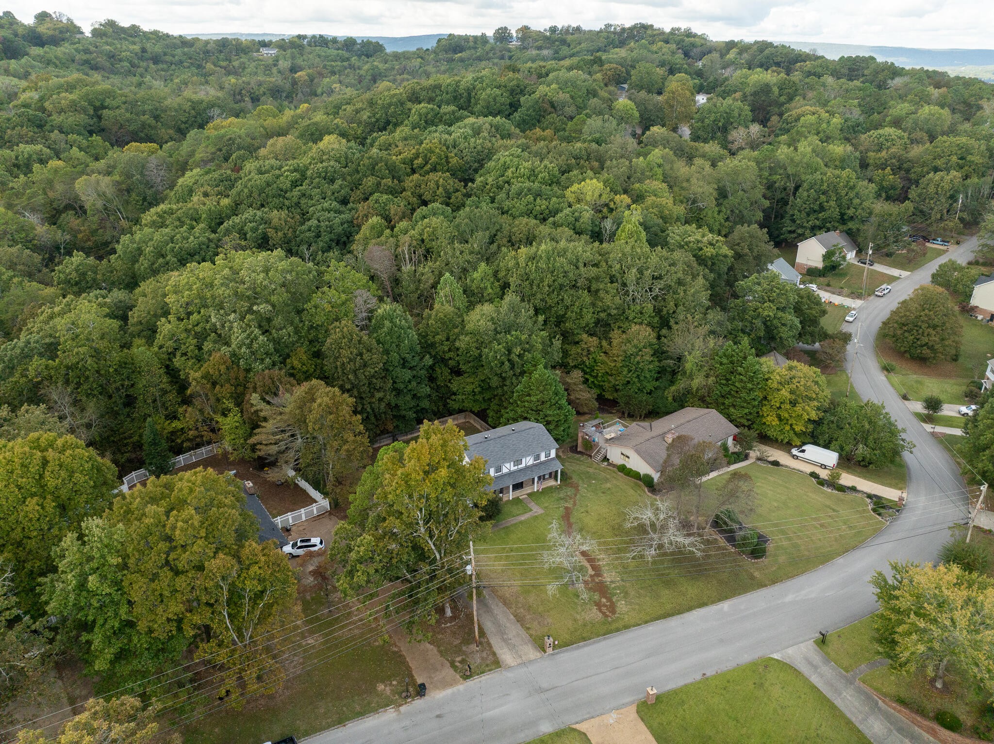 1820 Rock Bluff Road Hixson, TN 37343 - Photo 31 of 31 an aerial view of a house with a yard