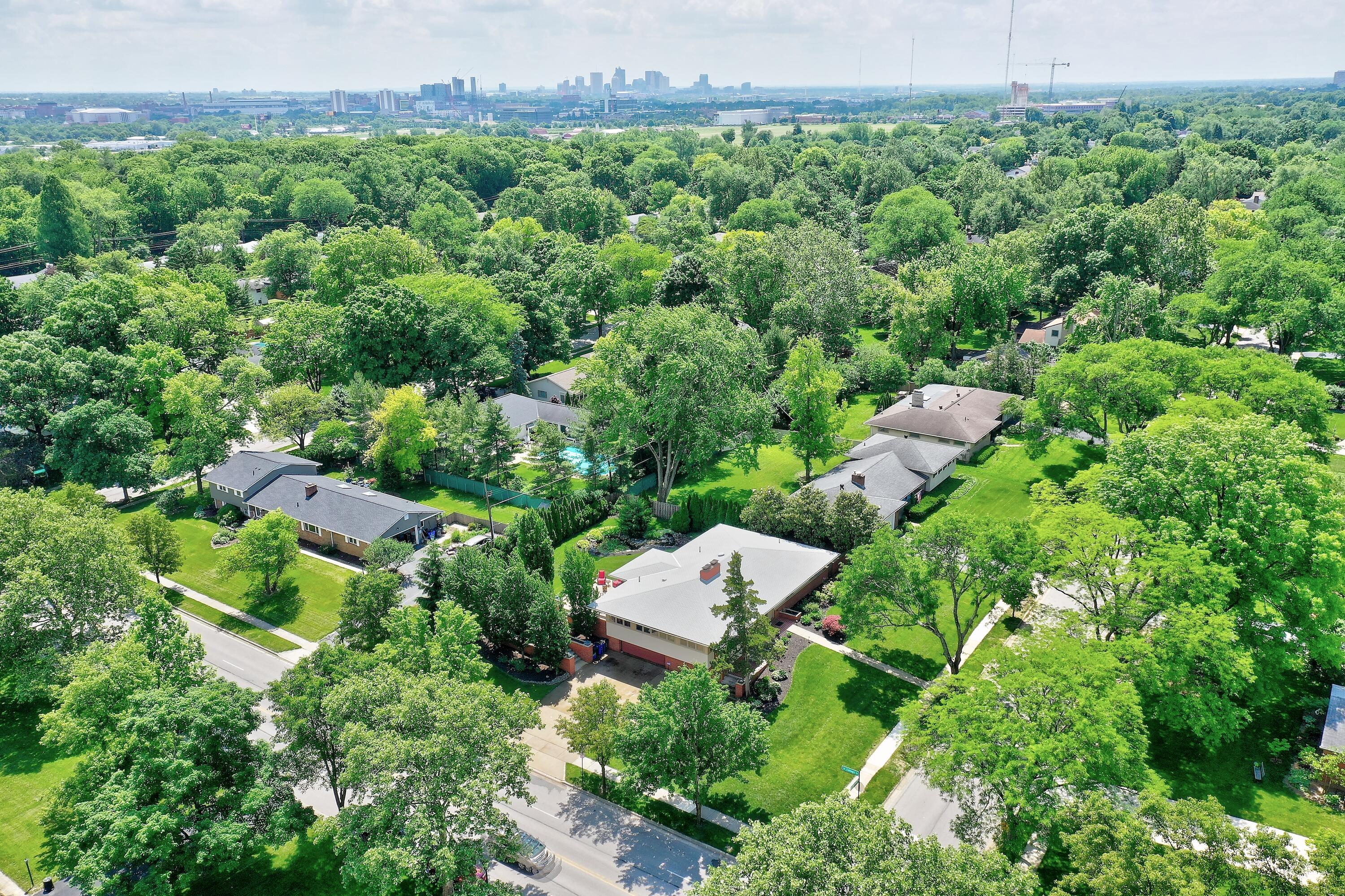 2982 Halstead Road Upper Arlington, OH 43221 - Photo 51 of 54 Aerial showing downtown
