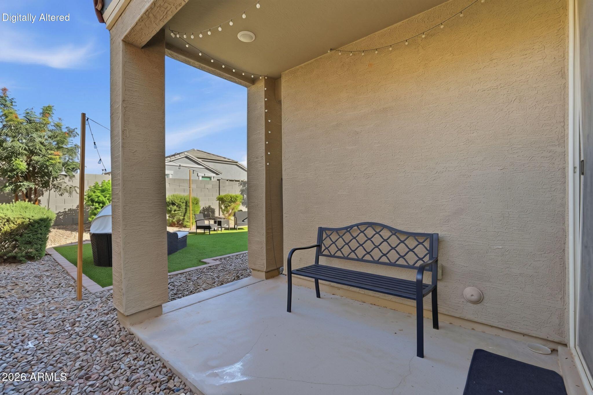 22685 North Rocco Road Maricopa, AZ 85138 - Photo 14 of 15 Ourside side patio
