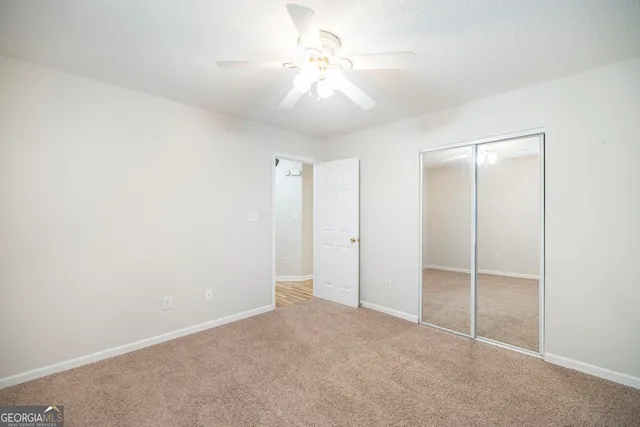 a view of an empty room