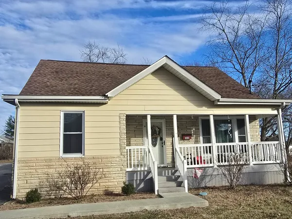 a front view of a house with a porch