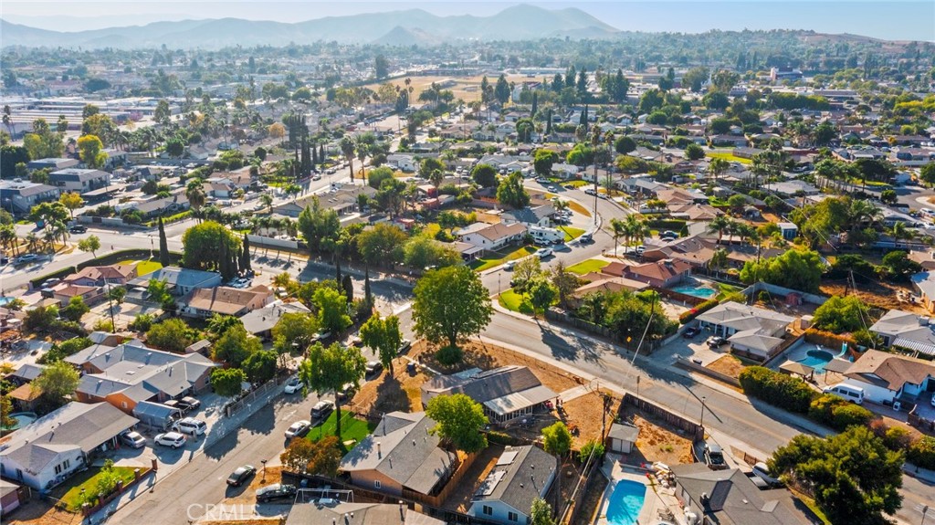 8925 Penny Drive Riverside, CA 92503 - Photo 43 of 48 an aerial view of residential houses with city view