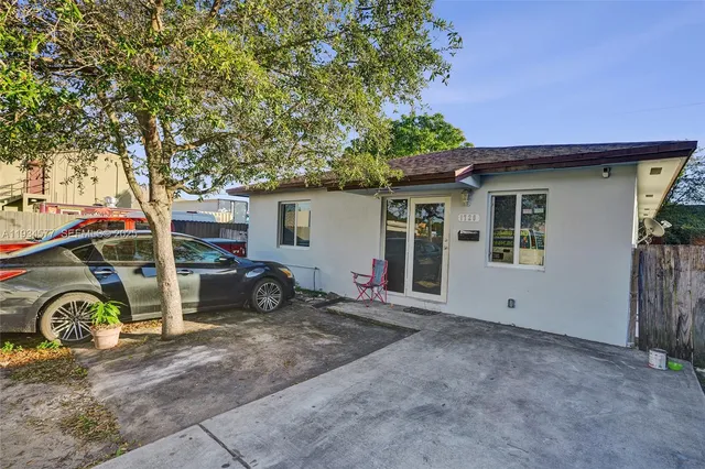 a view of a car garage