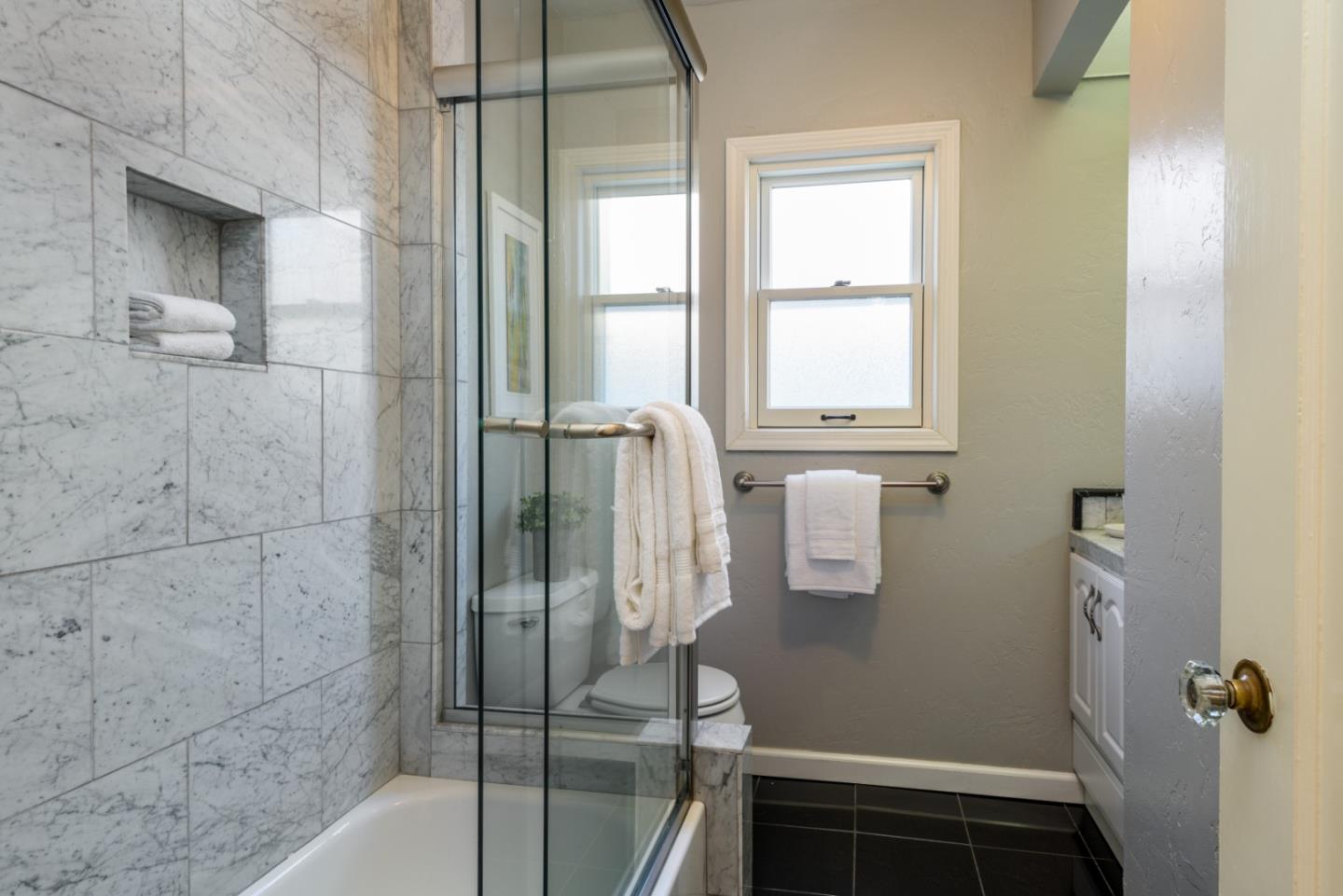 132 Bancroft Road Burlingame, CA 94010 - Photo 19 of 27 a bathroom with a shower