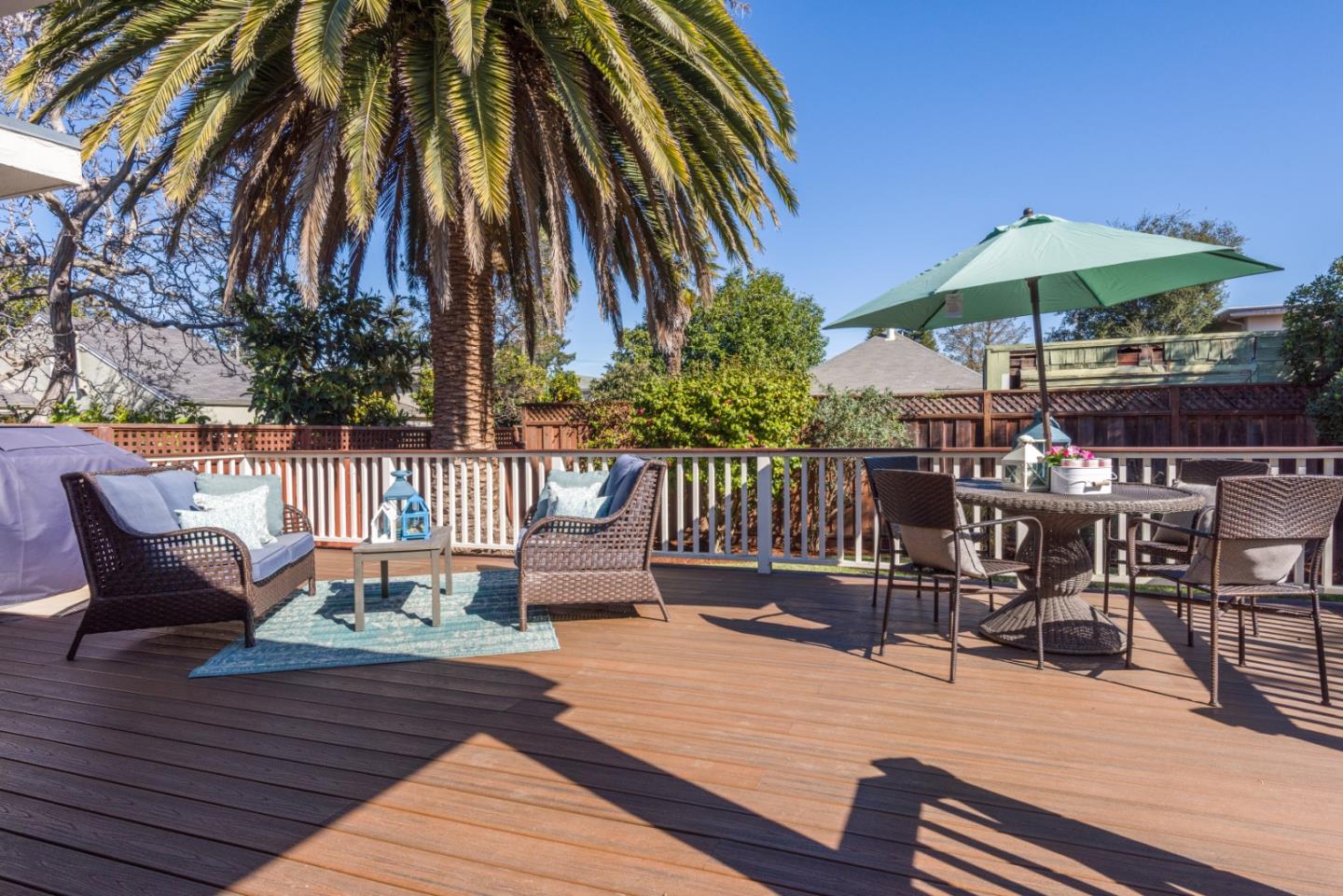 132 Bancroft Road Burlingame, CA 94010 - Photo 25 of 27 a outdoor view with a seating space
