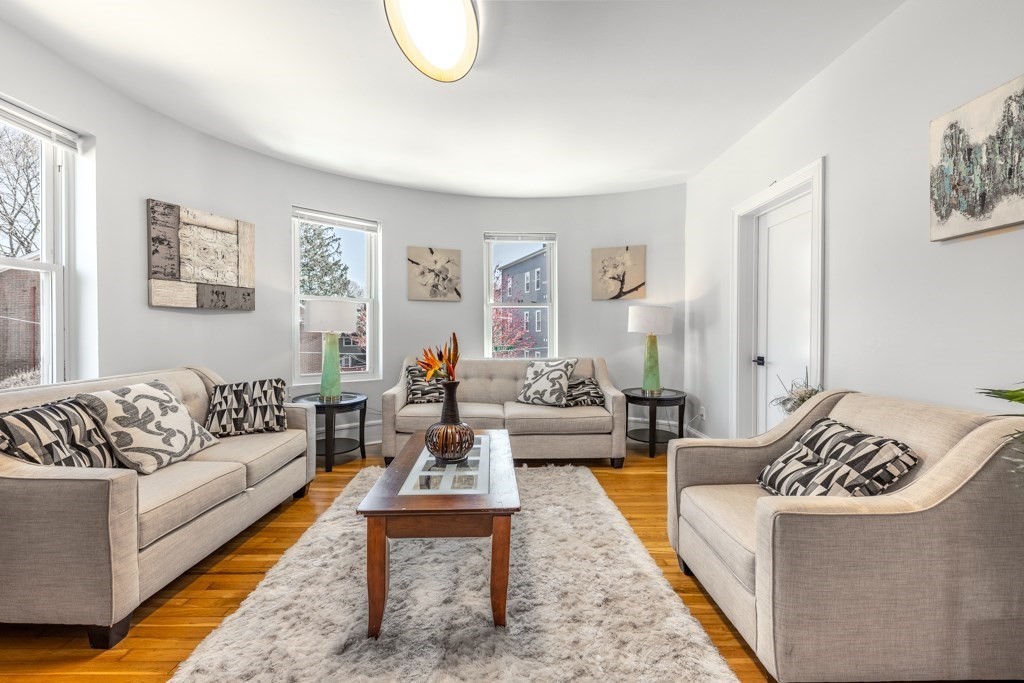 113 Regent Street Boston, MA 02119 - Photo 3 of 18 a living room with furniture and painting on the wall