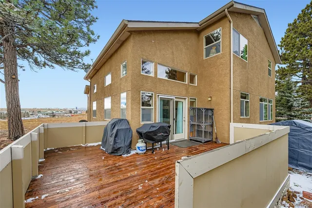 a view of a house with a swimming pool