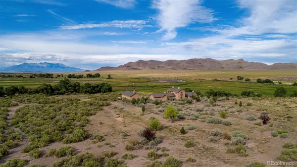 a view of an outdoor space with mountain view