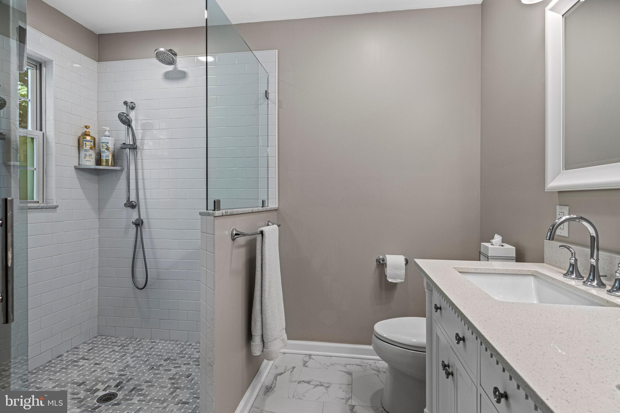 290 Wentworth Road Wayne, PA 19087 - Photo 33 of 57 Primary bath seemless shower door