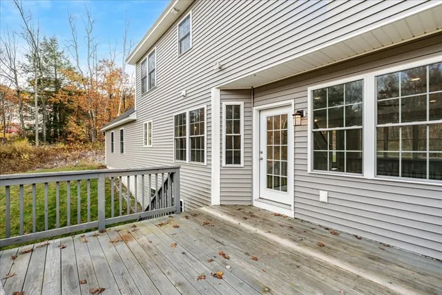 a view of a house with a deck