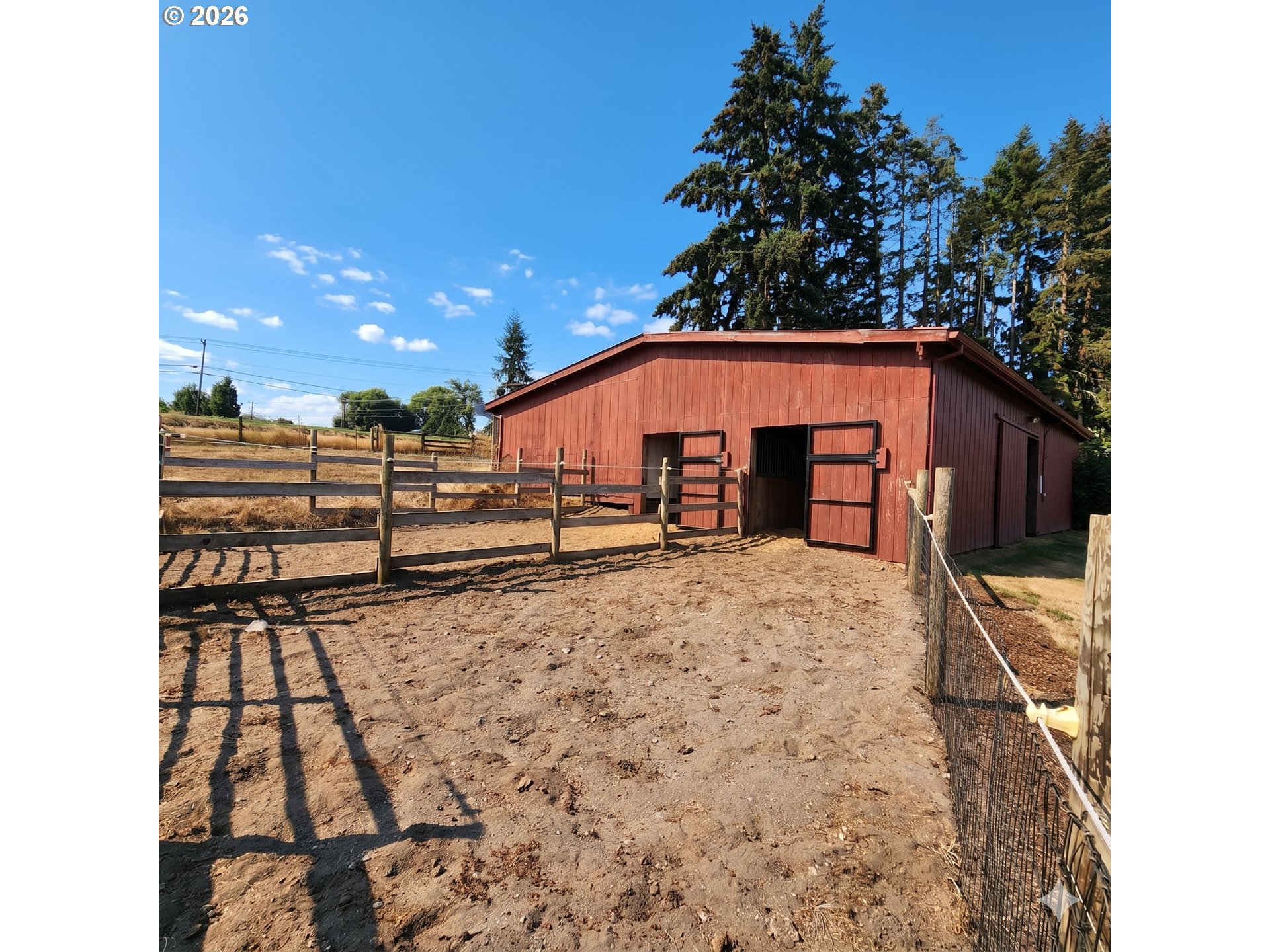 54047 West Lane Road Scappoose, OR 97056 - Photo 23 of 44 a view of a backyard
