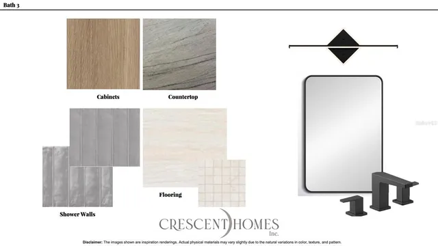 a picture of a bathroom with a sink and a mirror