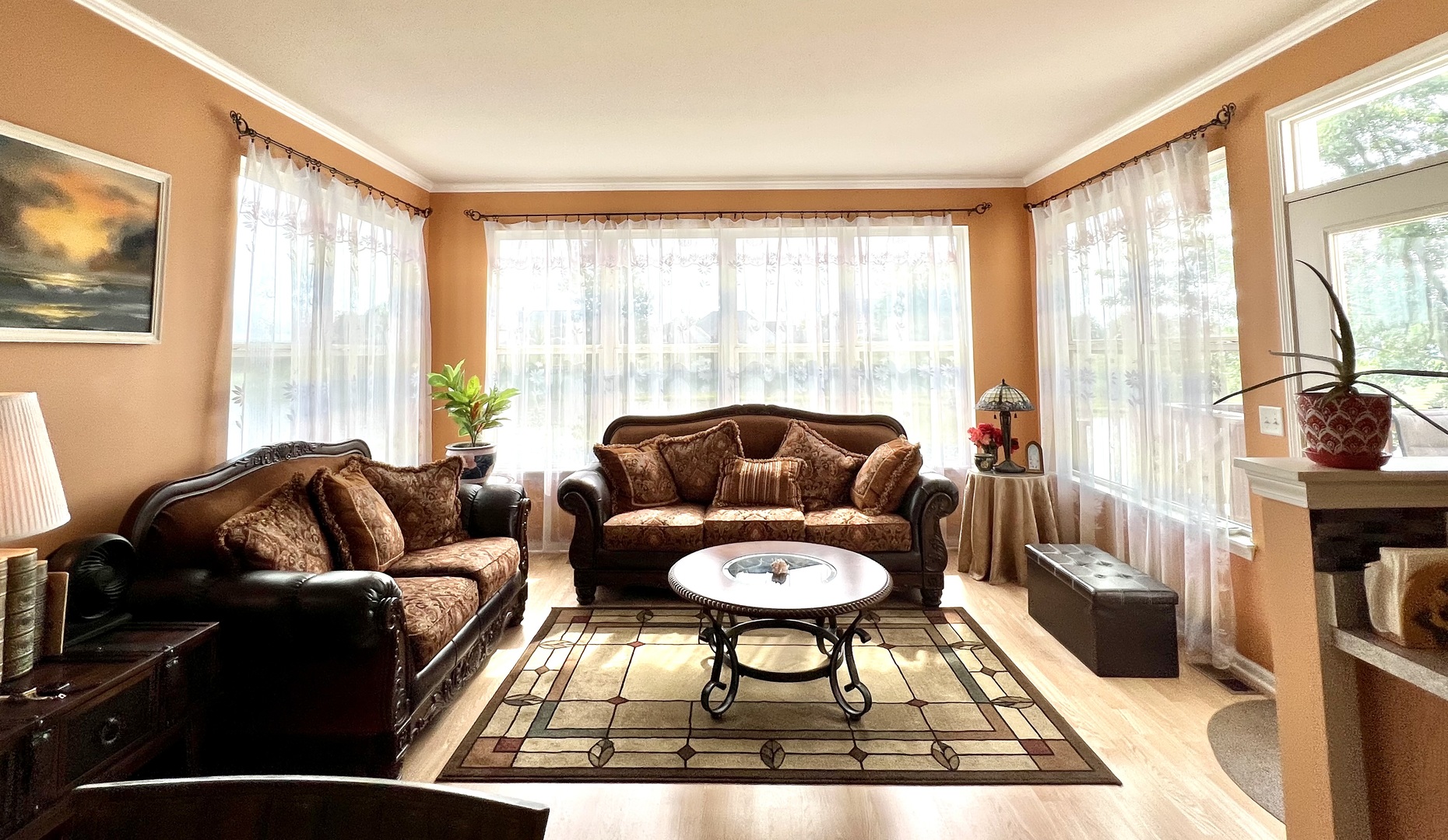 1800 Fulton Lane Sycamore, IL 60178 - Photo 17 of 48 a living room with furniture and a large window