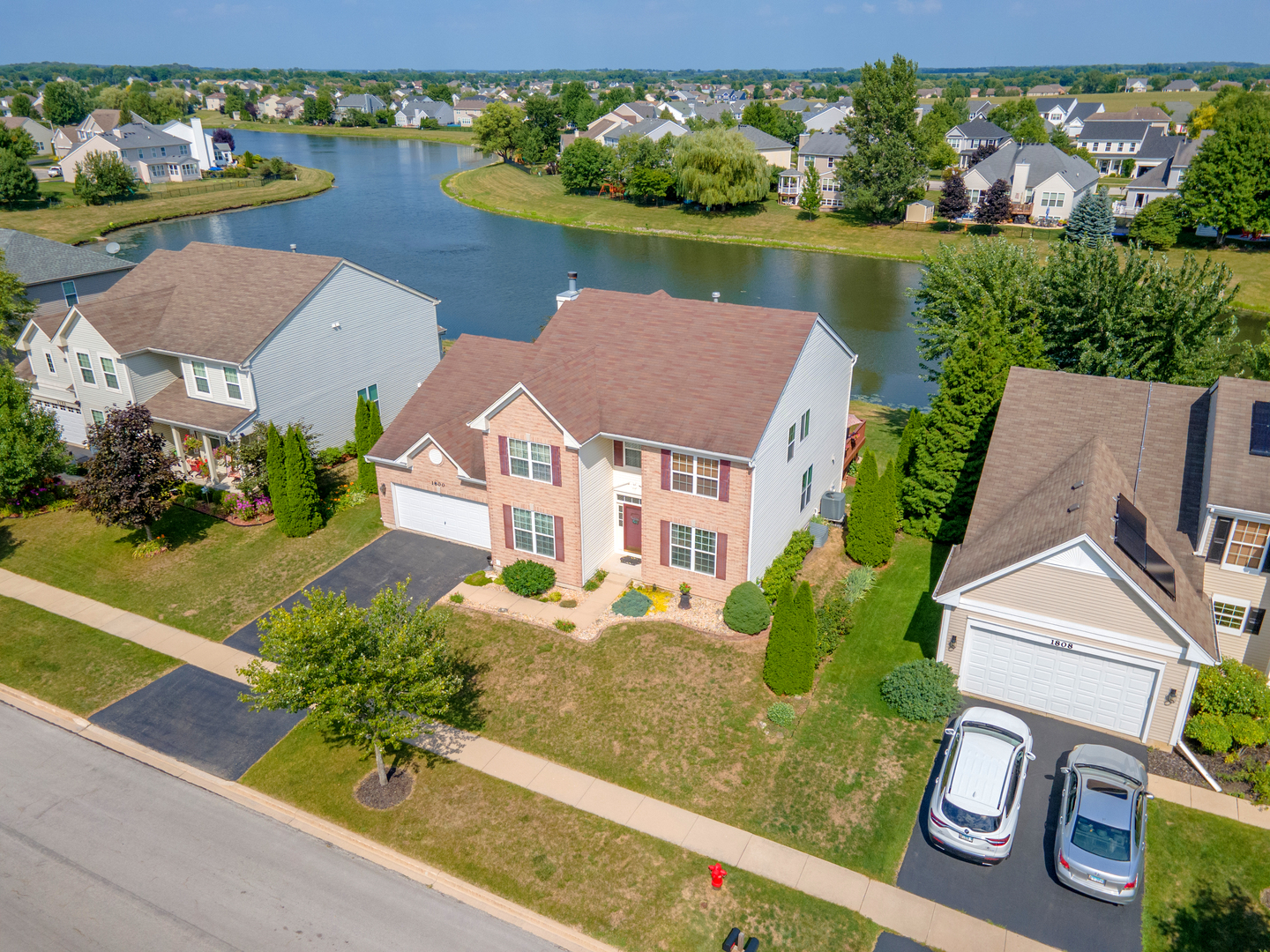 1800 Fulton Lane Sycamore, IL 60178 - Photo 3 of 48 an aerial view of house with yard