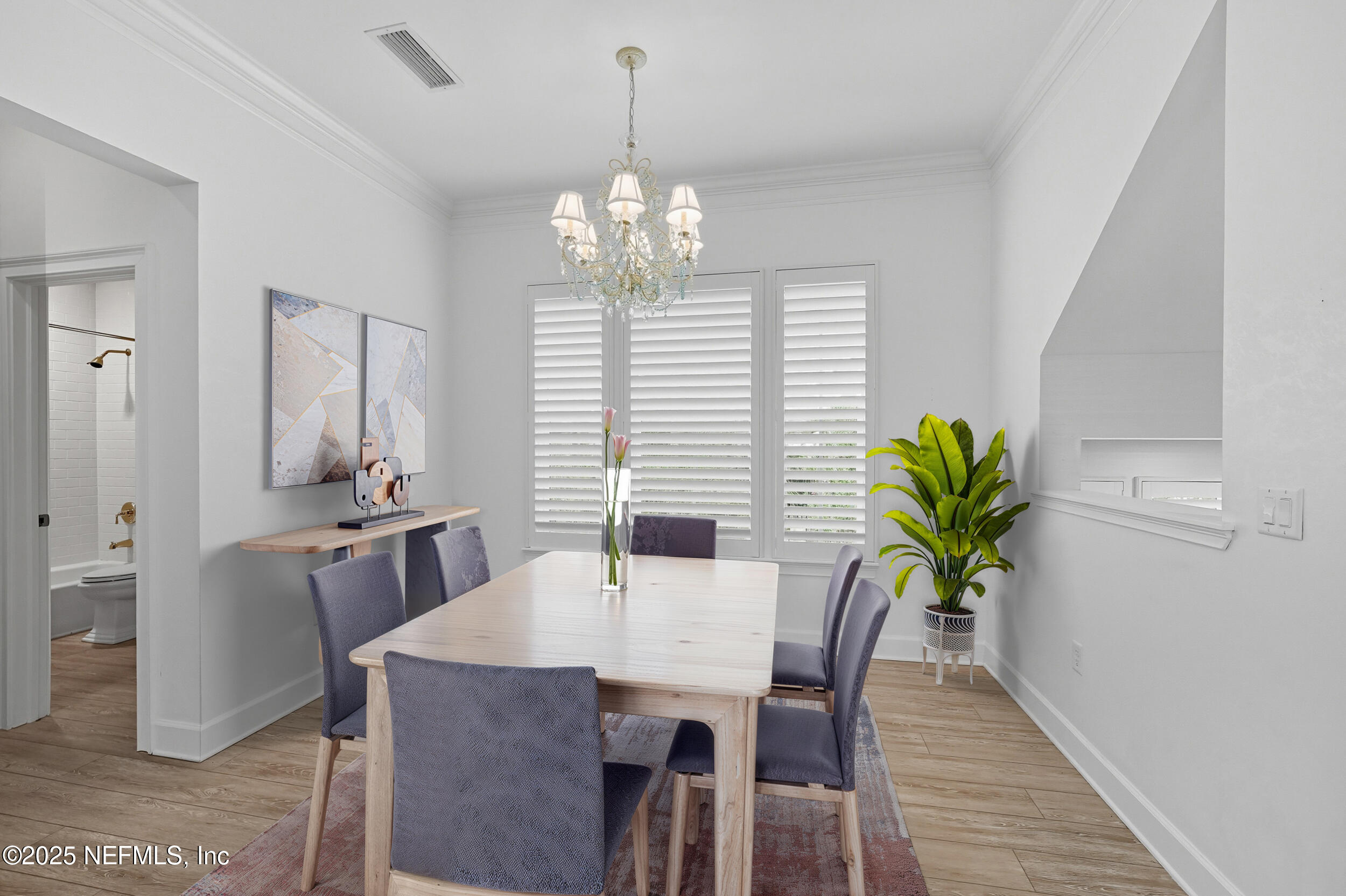 50 Beach Cottage Lane Atlantic Beach, FL 32233 - Photo 17 of 45 Virtually stage Dining area