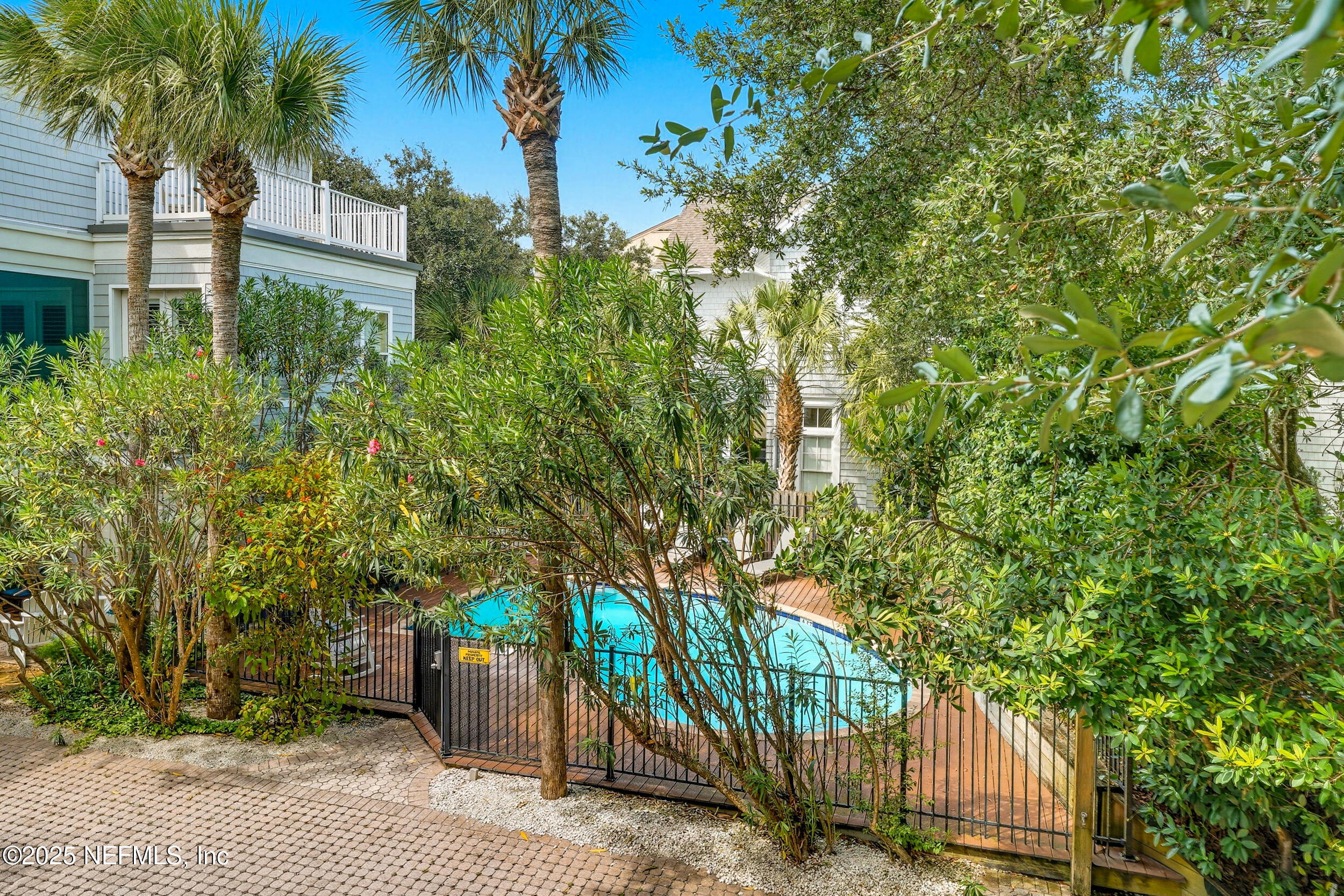 50 Beach Cottage Lane Atlantic Beach, FL 32233 - Photo 23 of 45 Pool view from across the street