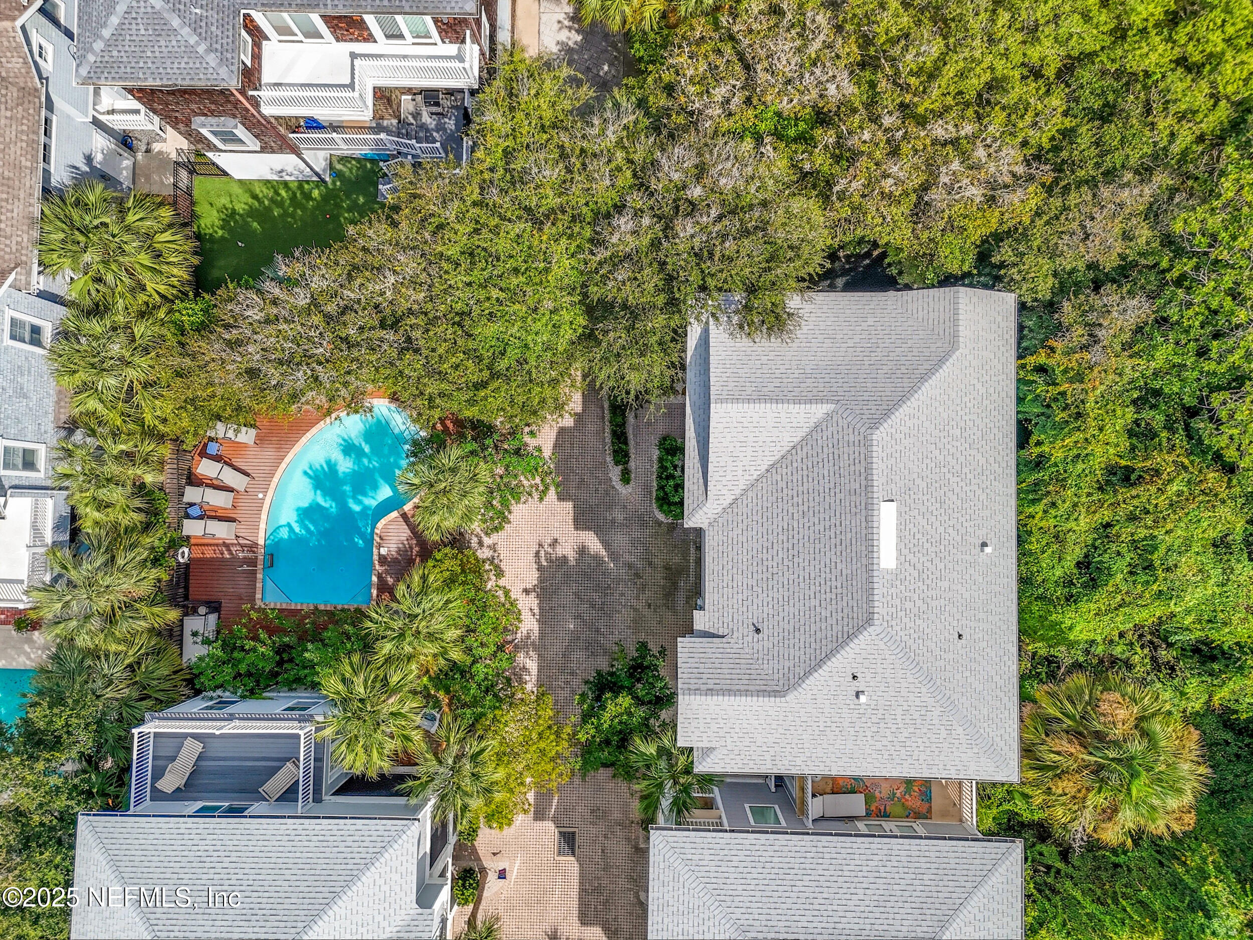 50 Beach Cottage Lane Atlantic Beach, FL 32233 - Photo 40 of 45 Home surrounded by trees