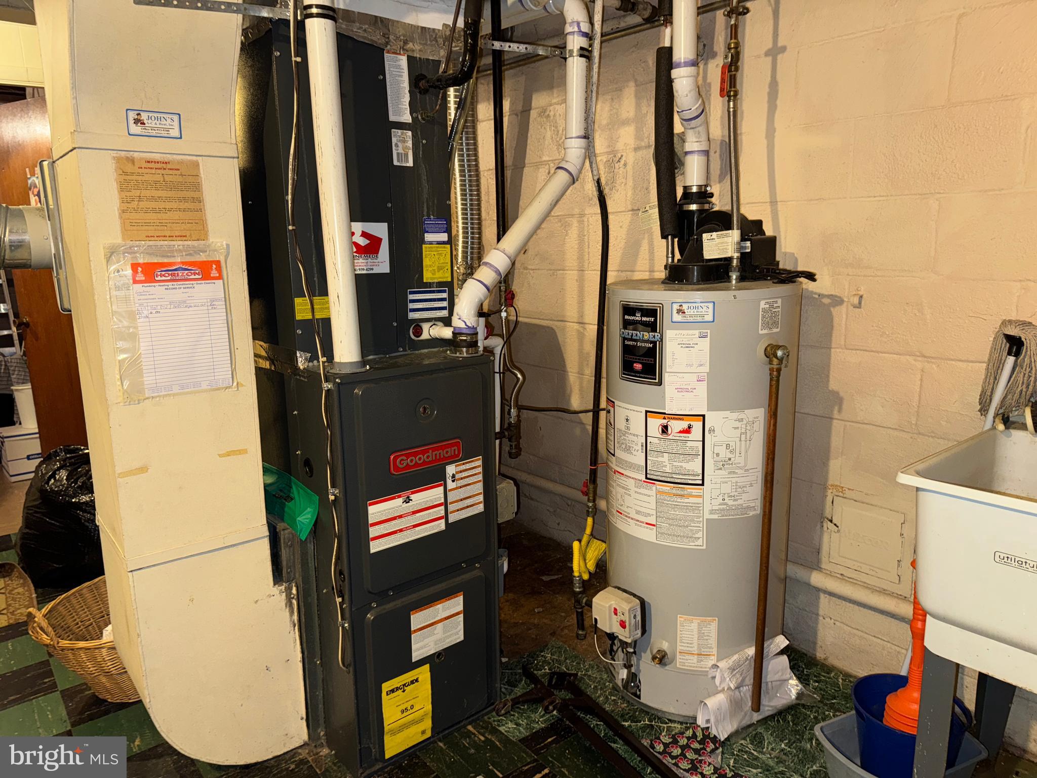 609 Evesham Avenue West Magnolia, NJ 08049 - Photo 72 of 73 Lower Level Furnace & Water Heater