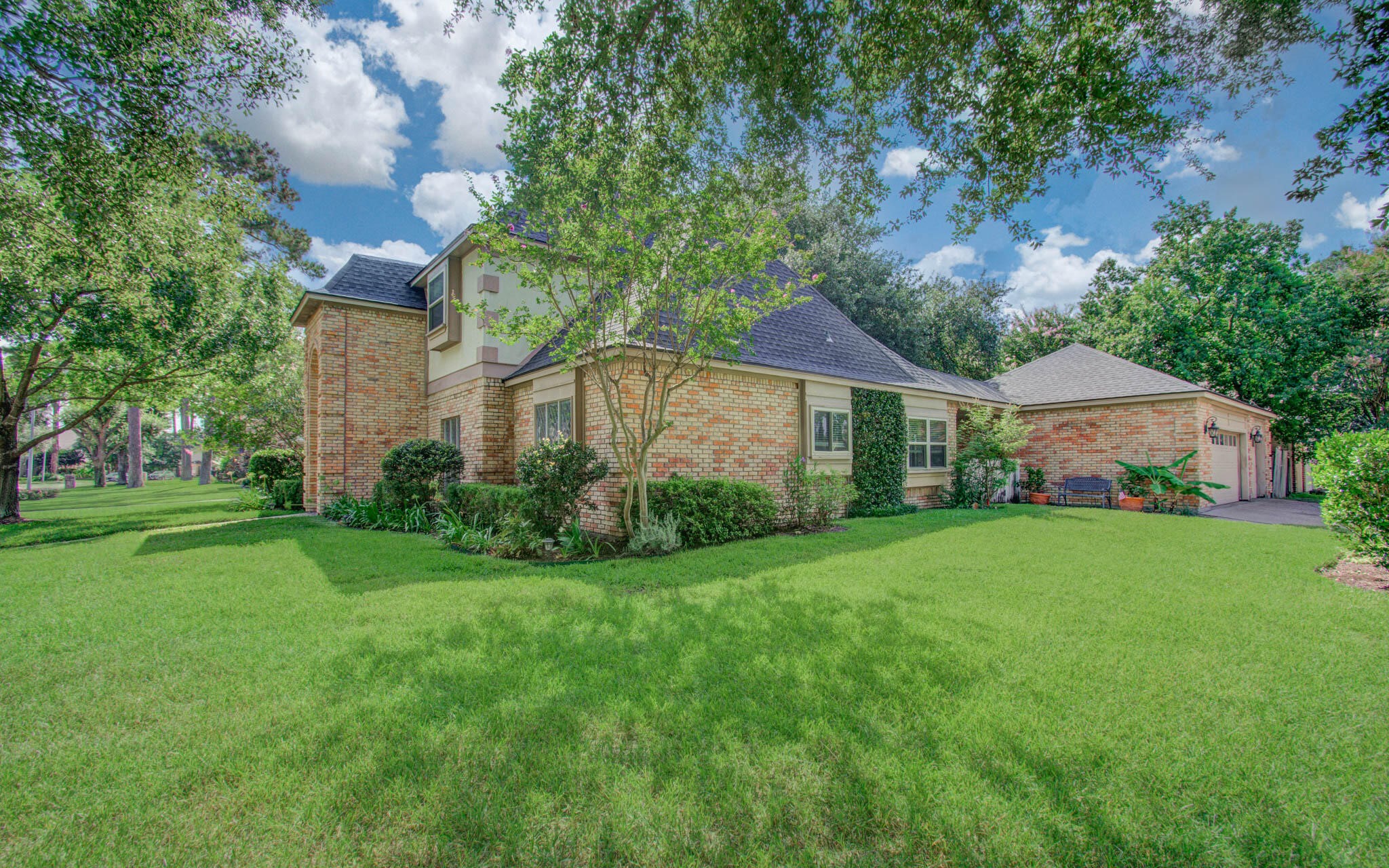 16267 Salmon Lane Spring, TX 77379 - Photo 2 of 48 a front view of a house with garden