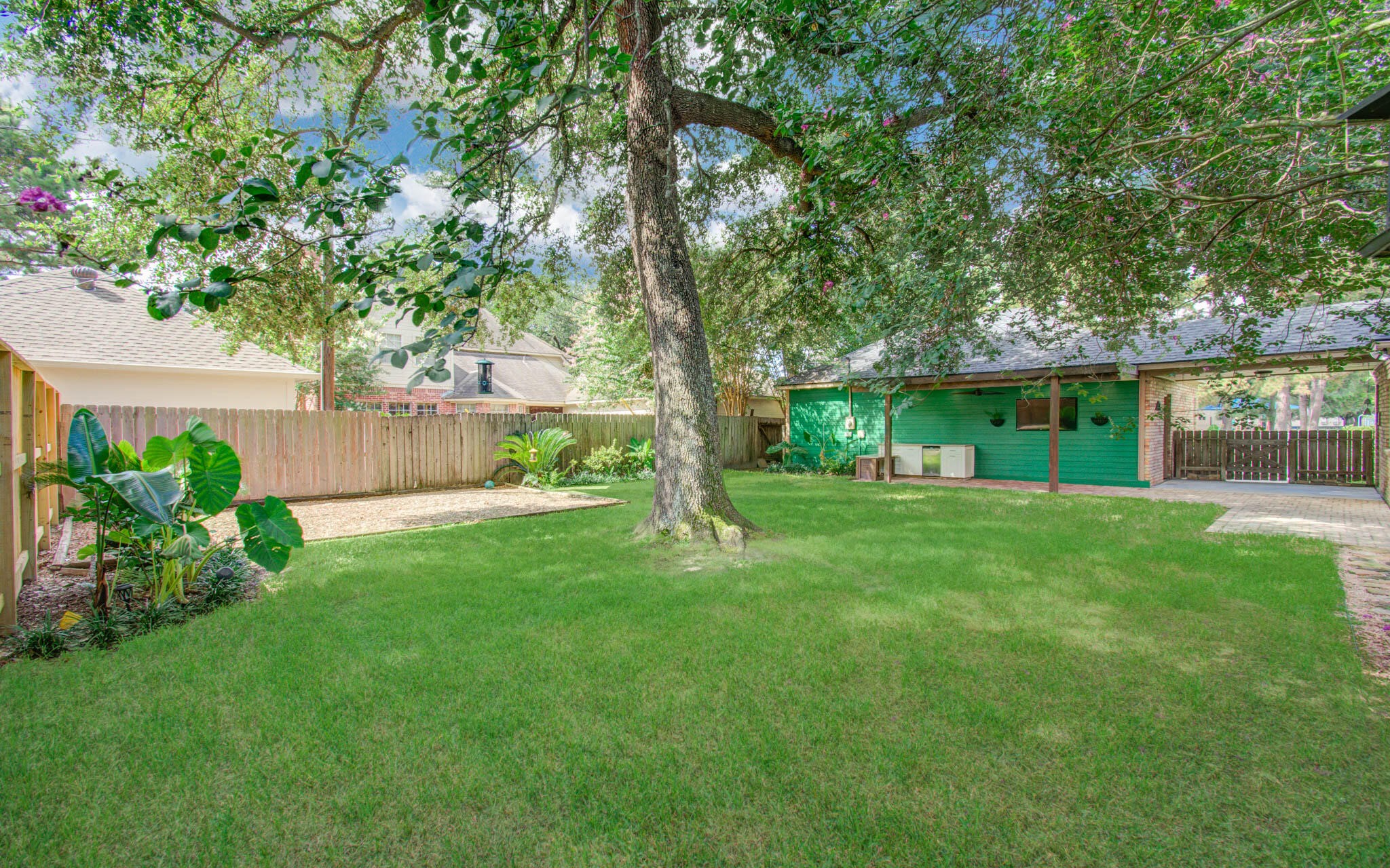 16267 Salmon Lane Spring, TX 77379 - Photo 46 of 48 a view of a house with a backyard