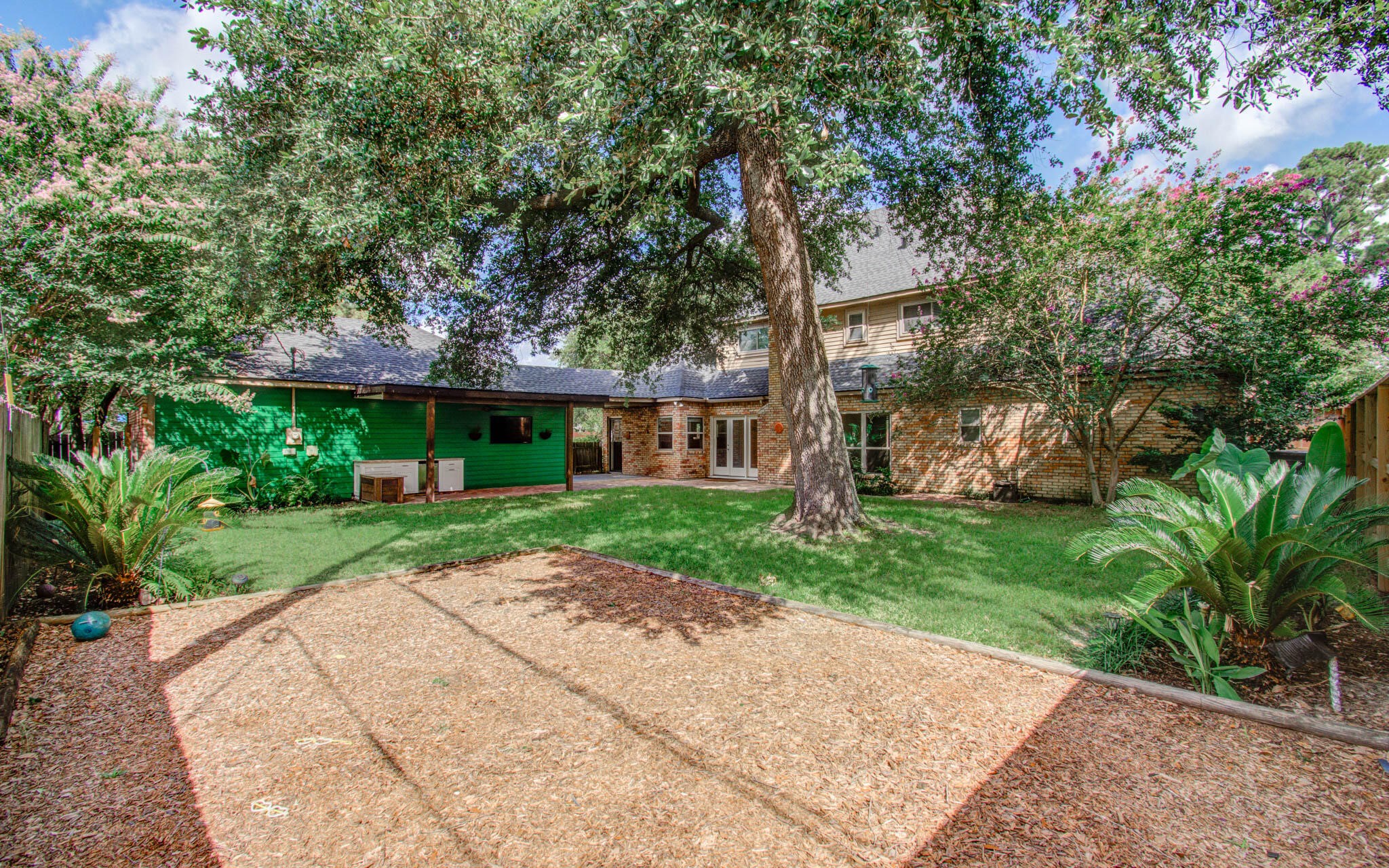 16267 Salmon Lane Spring, TX 77379 - Photo 47 of 48 front view of a house with a yard and an trees