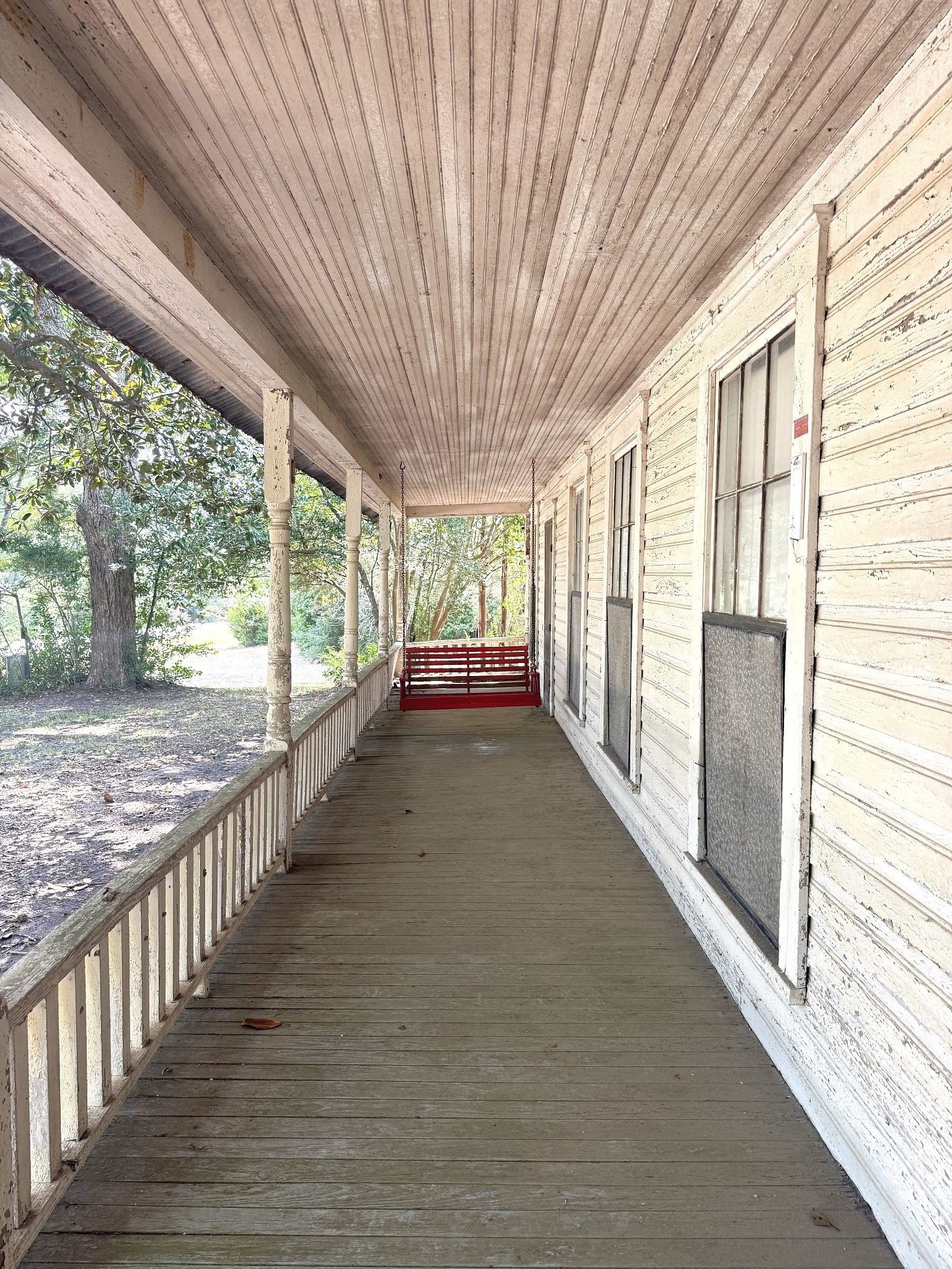 Tbd South Pitzer Street Colmesneil, TX 75938 - Photo 8 of 43 a view of a porch and wooden floor