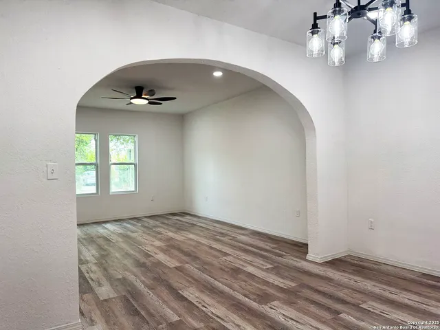 wooden floor in a room