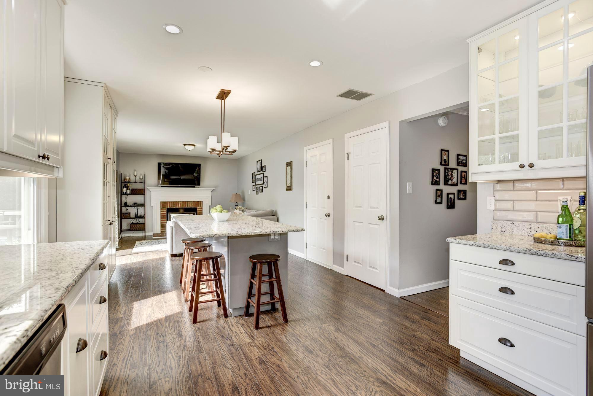 2233 Halter Lane Reston, VA 20191 - Photo 4 of 34 Entertain in remodeled kitchen open to family room