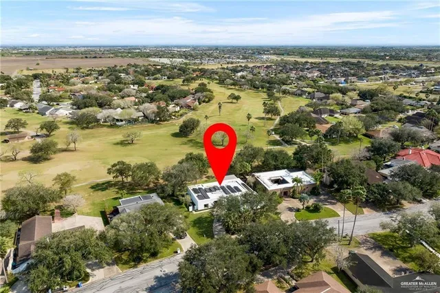 an aerial view of a city with lots of residential buildings