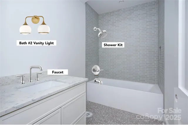 a view of a street sign under a large window