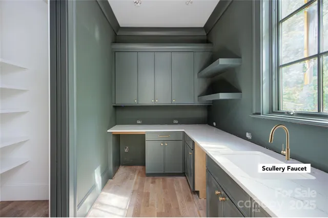 a picture of a bench in front of a microwave