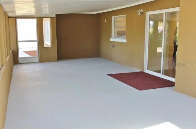 a view of an empty room