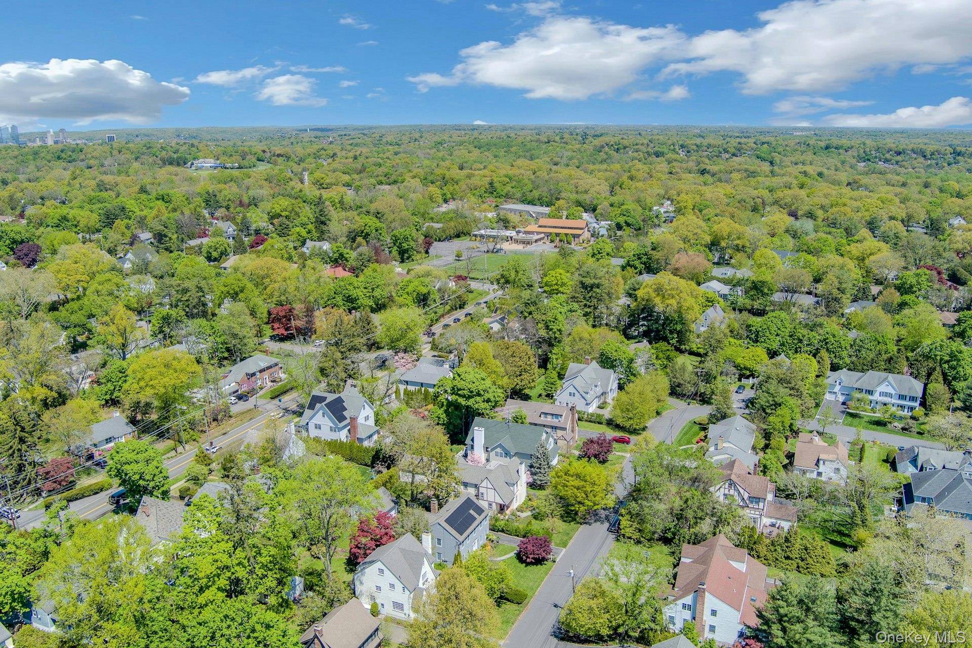 33 Lawrence Road Scarsdale, NY 10583 - Photo 7 of 8 Sweeping aerial views showcase the charm and tranquility of this established, tree-lined neighborhood.