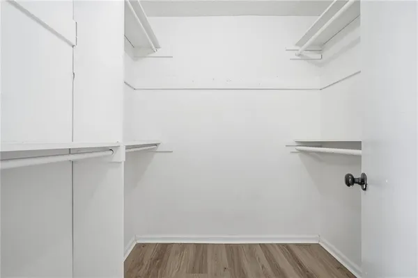a view of walk in closet