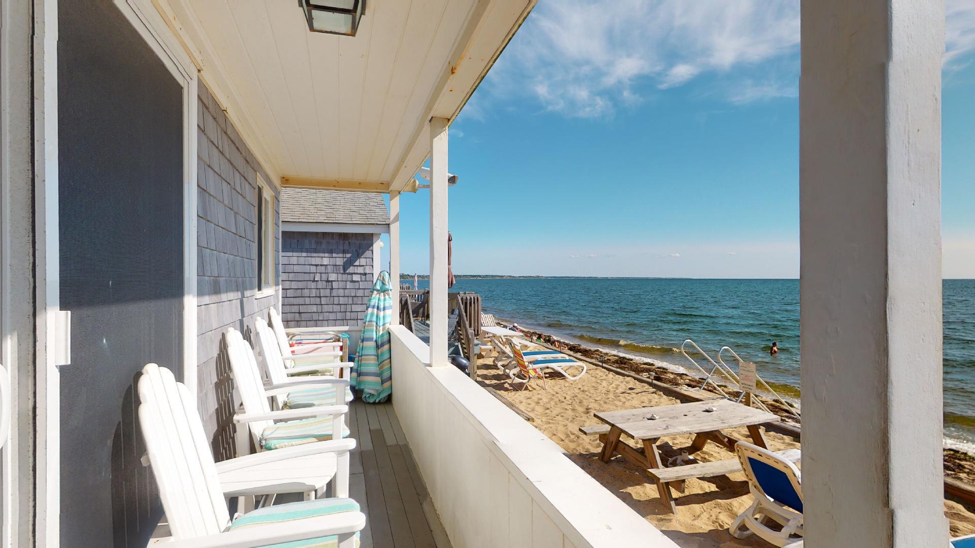 314 Shore Road, Unit 4 5 Truro, MA 02666 - Photo 28 of 50 a view of balcony with two chairs