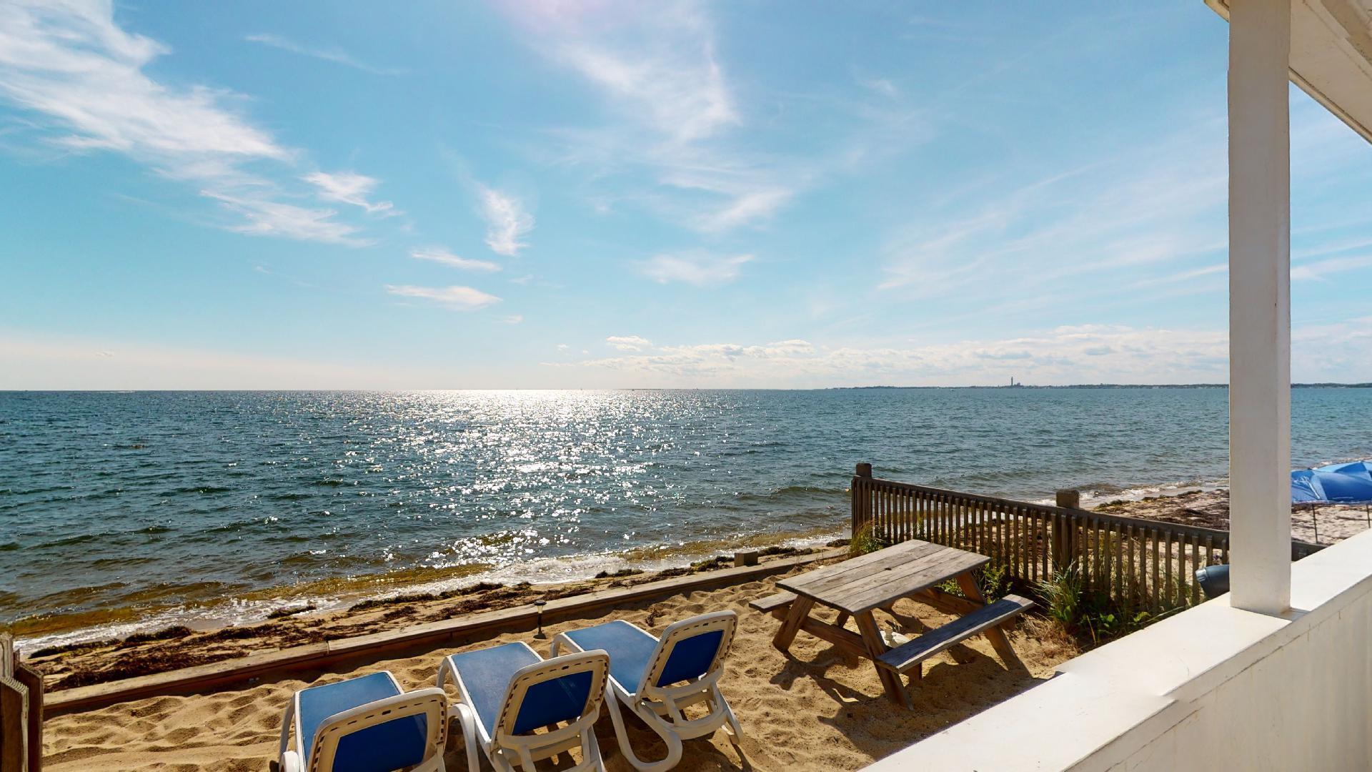 314 Shore Road, Unit 4 5 Truro, MA 02666 - Photo 49 of 50 a view of a balcony with an ocean