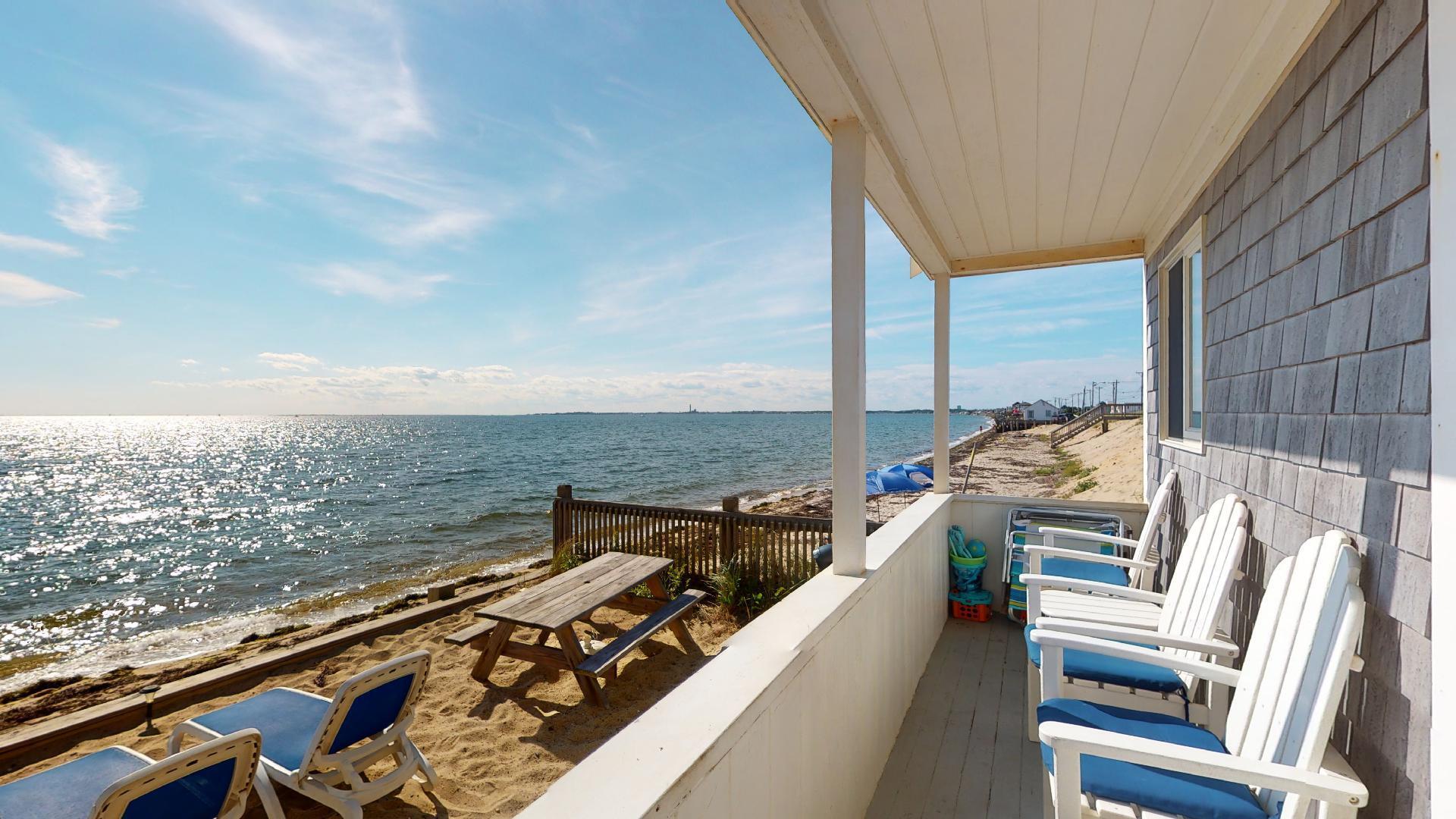 314 Shore Road, Unit 4 5 Truro, MA 02666 - Photo 50 of 50 a view of roof deck with two chairs