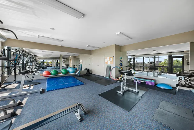 a living room with lots of furniture
