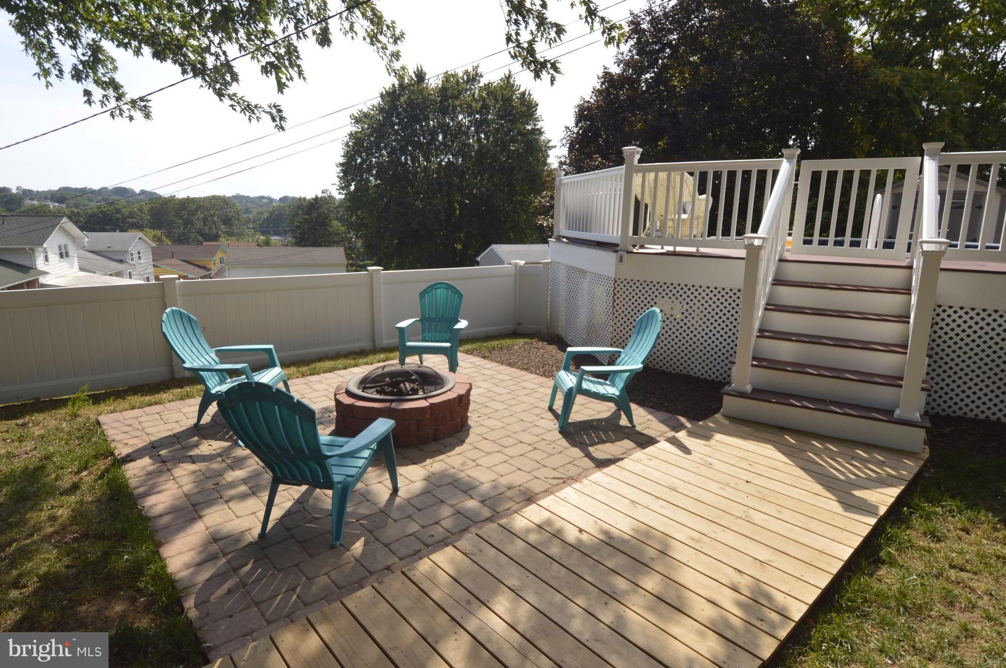 1730 Weyburn Road Baltimore, MD 21237 - Photo 20 of 25 a view of a roof deck with table and chairs