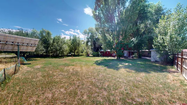 a table and chairs in the garden
