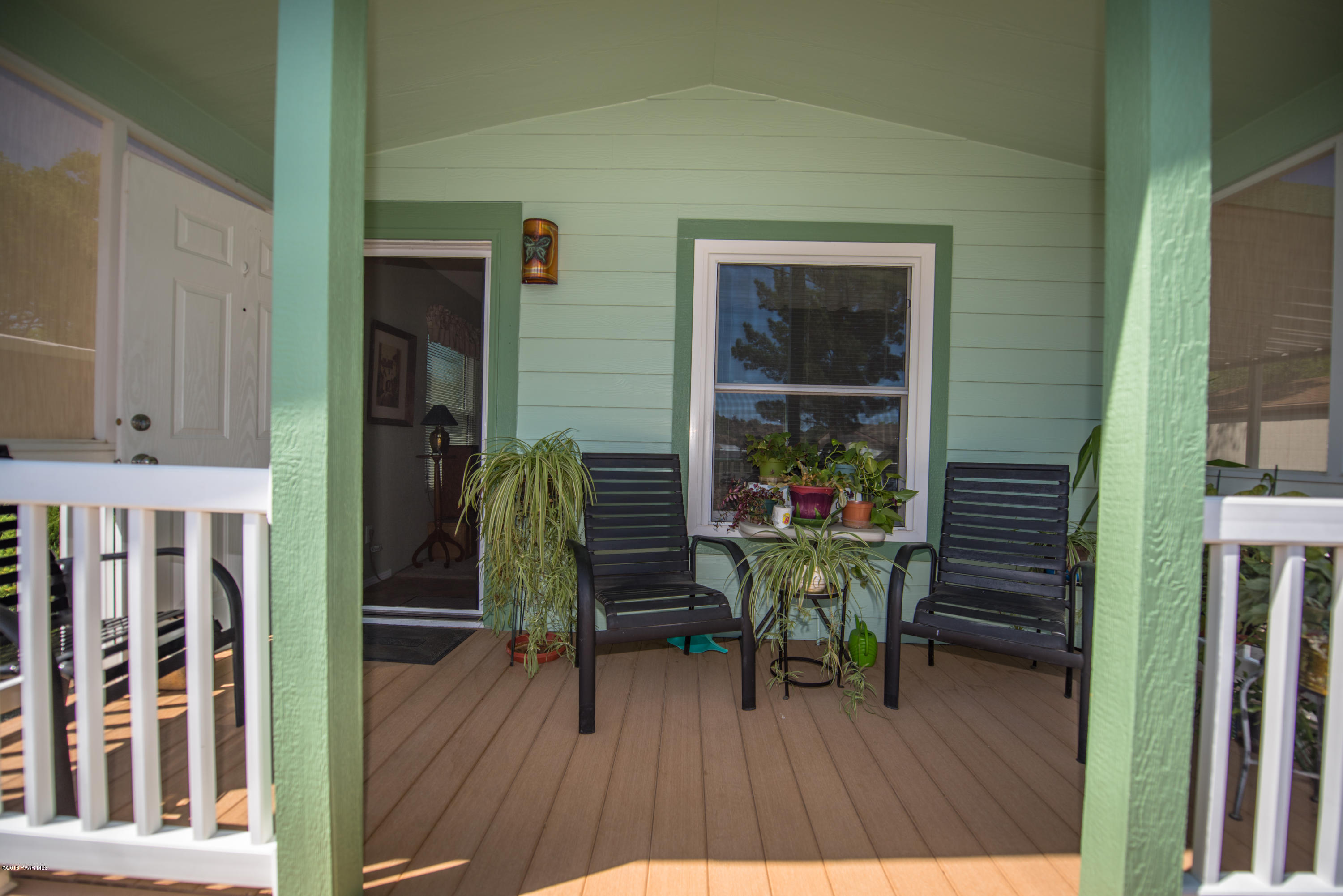 11250 East State Rte 69, Unit 1107 Prescott Valley, AZ 86327 - Photo 3 of 19 Corvered Porch
