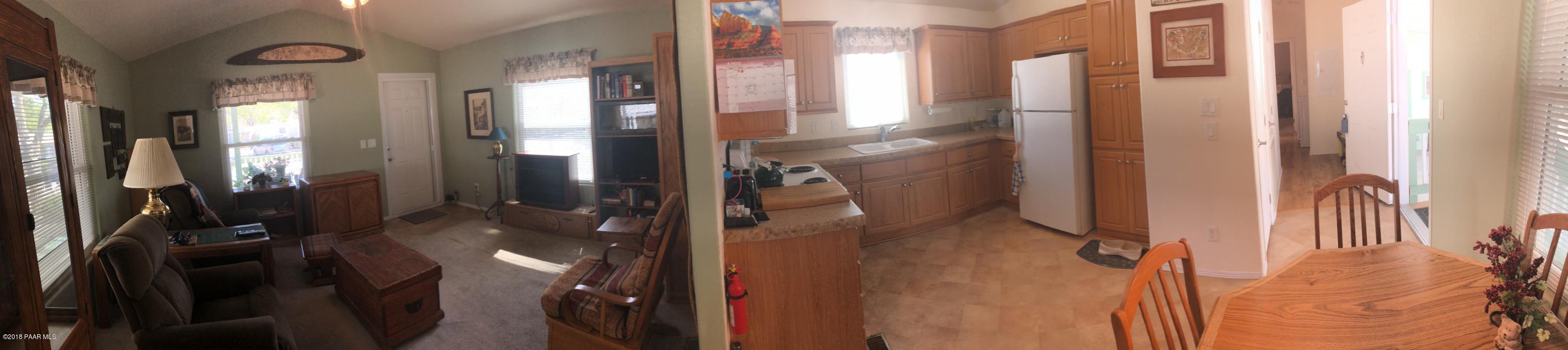 11250 East State Rte 69, Unit 1107 Prescott Valley, AZ 86327 - Photo 8 of 19 Living Room and Kitchen
