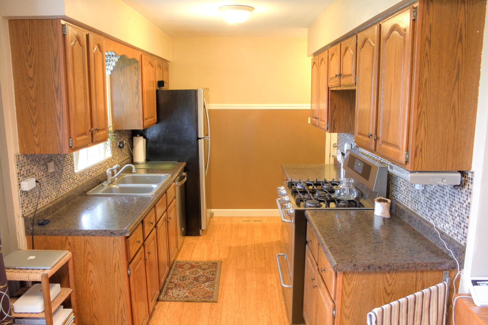 5917 108th Place Chicago Ridge, IL 60415 - Photo 11 of 34 a bathroom with a sink double vanity and a mirror
