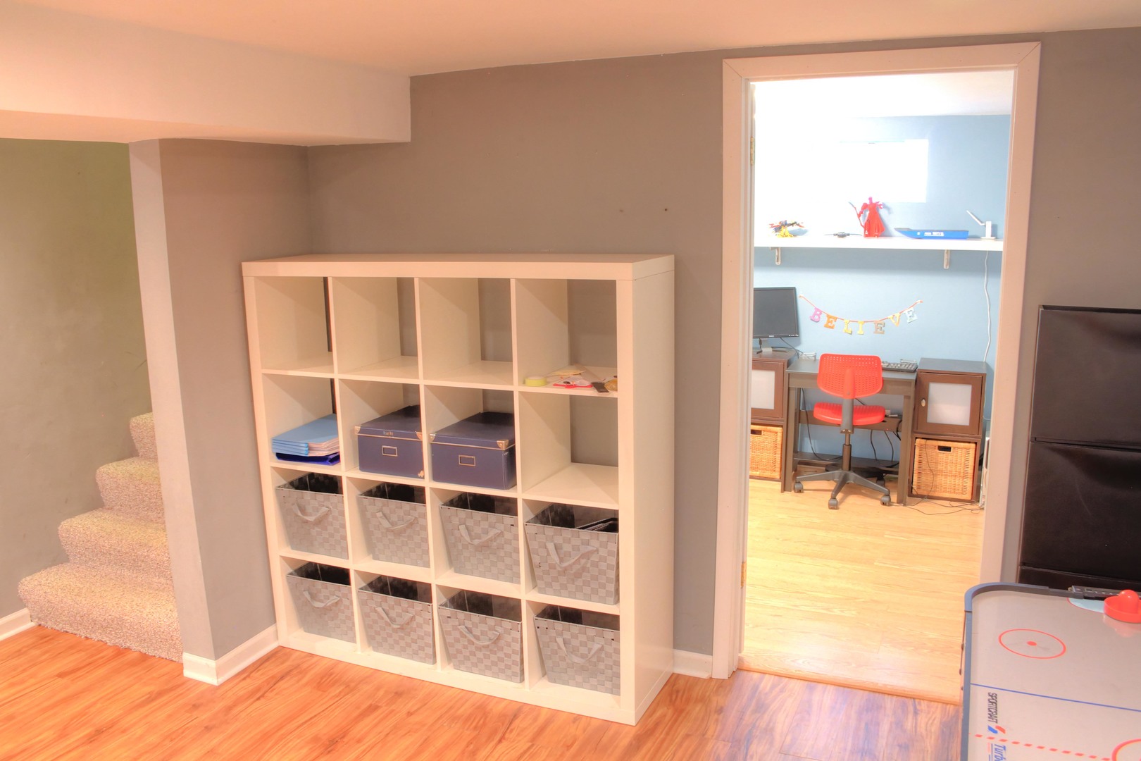 5917 108th Place Chicago Ridge, IL 60415 - Photo 23 of 34 a workspace with wooden floor and closet