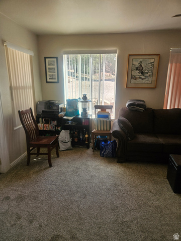 45758 Colt Road Fruitland, UT 84027 - Photo 14 of 21 Bright living space featuring neutral-toned walls and plush carpet flooring